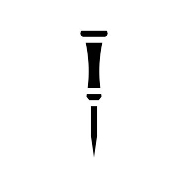 ice breaker bartender glyph icon vector illustration