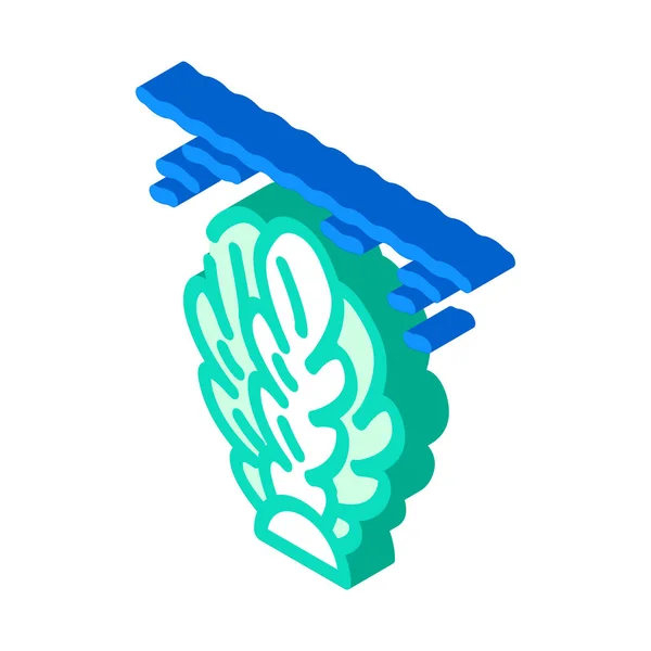 Ilustração isométrica do vetor do ícone do biogás das algas —  Vetores de Stock