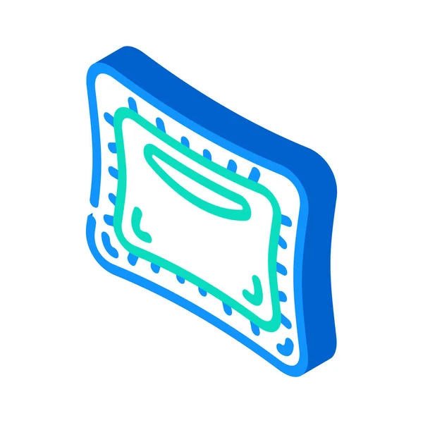 Pods detergent isometric icon vector illustration — Stock Vector