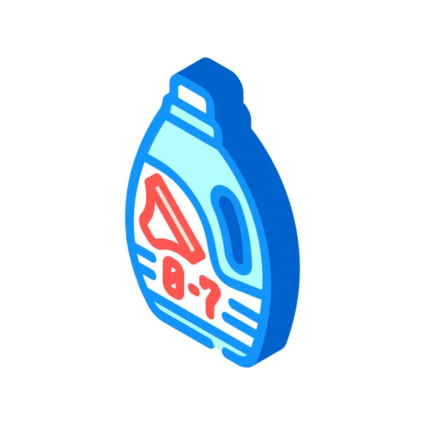 Baby powder detergent isometric icon vector illustration — Stock Vector