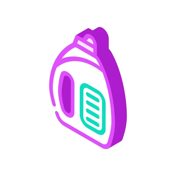 Liquid detergent isometric icon vector illustration — Stock Vector