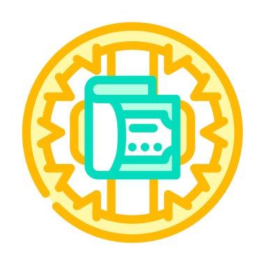 para tuzağı renk vektör illüstrasyonu