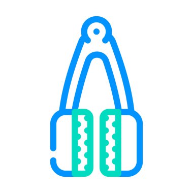 gözlük renk vektör illüstrasyonu için süngerler