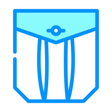 pileli cep rengi ikon vektör çizimi