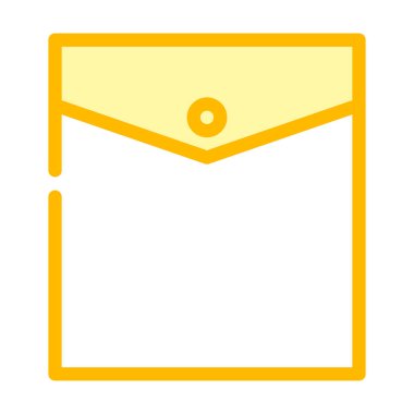 iç cep rengi simgesi vektör çizimi