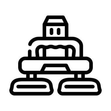 Araba cilalama çizgisi simgesi çizimi için elektrik aygıtı