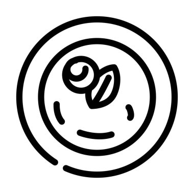 Moleküler yemek pişirme kursları çizgi vektör illüstrasyonu