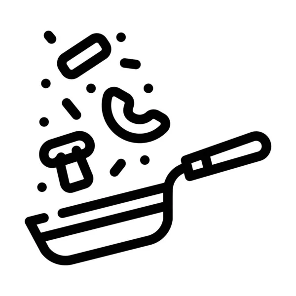 Virtuoso cooking line icon vector illustration — Stock Vector