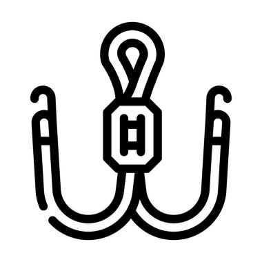 gözlük çizgisi ikon vektör çizimi için dizgi