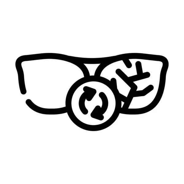 Reparatur Brille Linie Symbol Vektor Illustration — Stockvektor