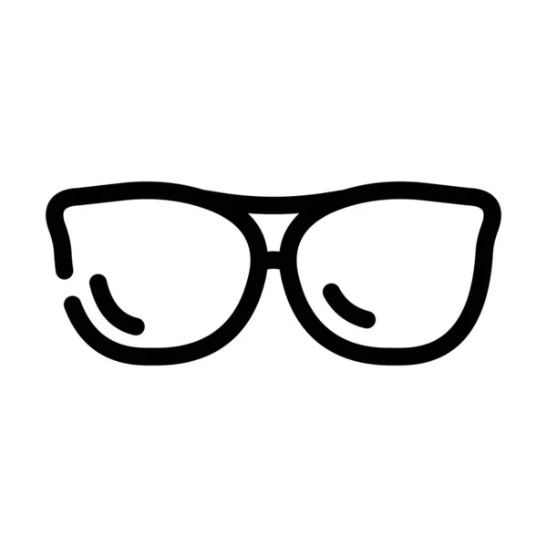 Augenbrille Linie Symbol Vektor Illustration — Stockvektor