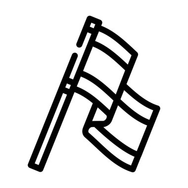 blazon İspanya çizgi ikon vektör illüstrasyonu