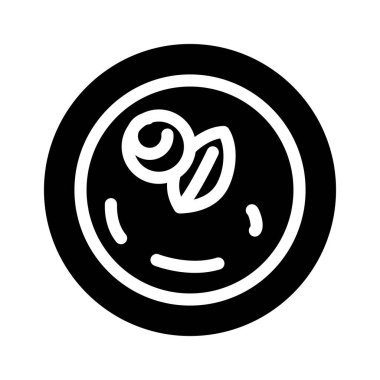 Moleküler yemek pişirme kursları glyph ikon vektör çizimi