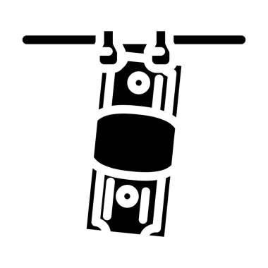 para aklanmış kabartma simgesi vektör illüstrasyonu