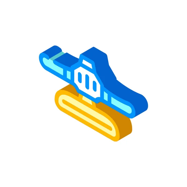 자동차를 연마하는 전문 장비 isometric icon vector illustration — 스톡 벡터