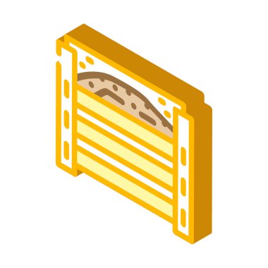 Ev yapımı izometrik ikon vektör çizimi