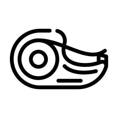 Scotch kırtasiye satırı ikon vektör illüstrasyonu