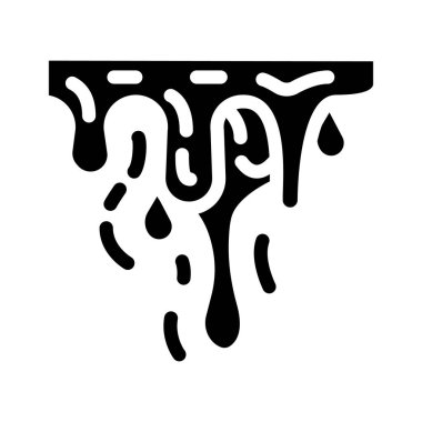 kan korkusu sembolü vektör illüstrasyonu