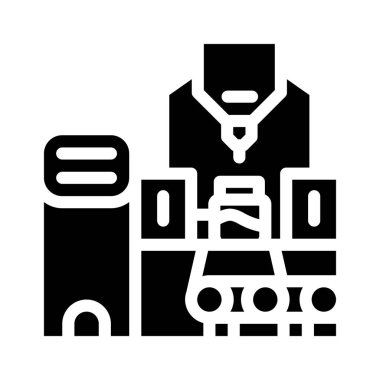 Endüstriyel Fıstık Ezmesi Taşıyıcı kabartma sembolü çizimi