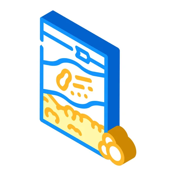 Kulki masło orzechowe izometryczne ikona wektor ilustracja — Wektor stockowy