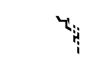 stil köşe simgesi canlandırması