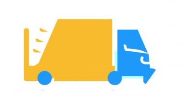 dağıtım kamyonu renk canlandırması