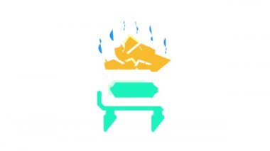 sauna rahatlama renk simgesi canlandırması