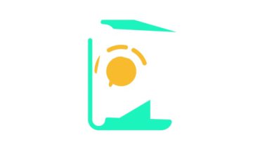 yoga gevşetici renk simgesi canlandırması