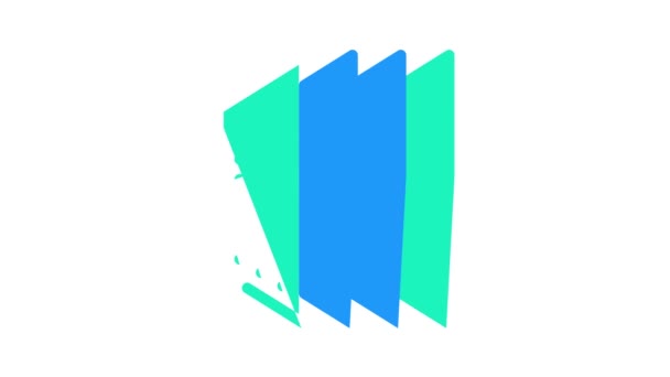 Estructura filtro color icono animación — Vídeo de stock