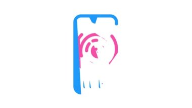 Rahatlama telefonu uygulaması renk canlandırması