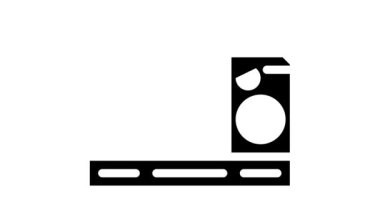 müzik çalar glyph simge canlandırması