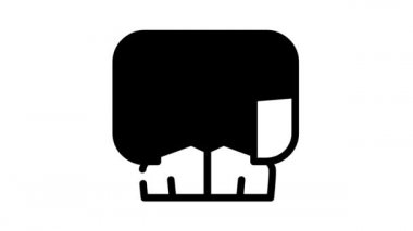 arttırılmış gerçeklik uygulaması siyah simge canlandırması