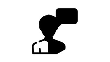 vr uzaktan kontrol siyah simge canlandırması