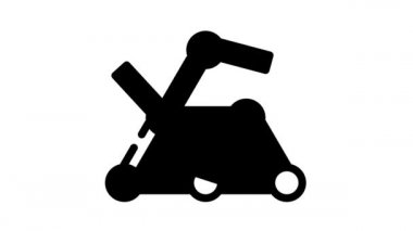 manyetik oyuncak siyah simge canlandırması