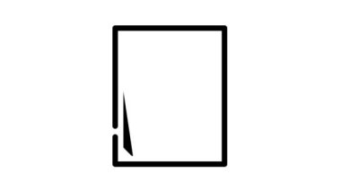 altın disk siyah simge canlandırması