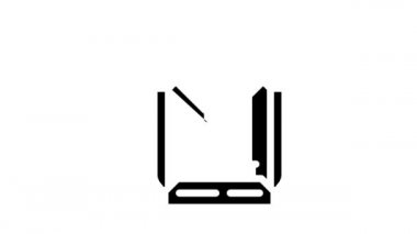 3D yazıcı elektronik ekipman sembol canlandırması