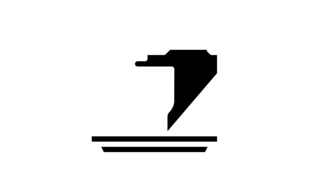 prothèses Impression 3D glyphe icône animation