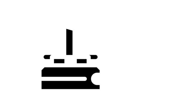 animation icône glyphe scanner 3d