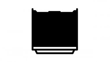 silah 3d siyah simge canlandırması yazdırıyor