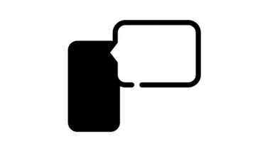 Çağrı merkezi siyah simge animasyonundan müzik bekliyor