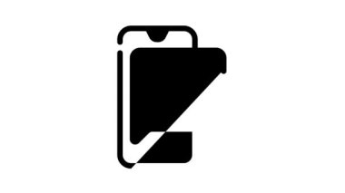 Trabslator ve uluslararası dil çağrı merkezi operatörü siyah simge animasyonunda konuşabiliyor