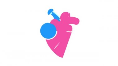 kalp kesen renk simgesi canlandırması