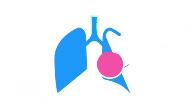 Akciğerler ağrı rengi simgesini kesiyor