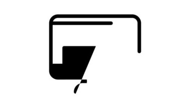 tarayıcı arama işletim sistemi siyah simge canlandırması