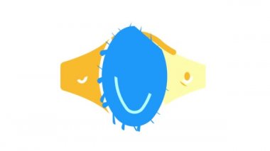 Sihirli elmas renkli simge canlandırmalı yüzük