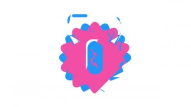 Gelecekteki aşılar için DNA çözme renk simgesi canlandırması