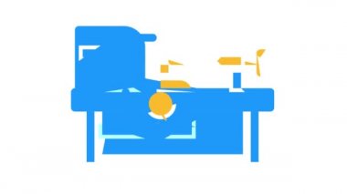 vida kesme renk simgesi canlandırması