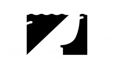 Hidroelektrik jeneratör simge canlandırması