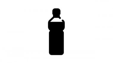 kutsal su siyah simge canlandırması