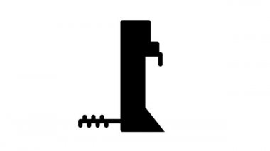 dudak bakımı ürünleri, nemlendirici ruj siyah simge canlandırması